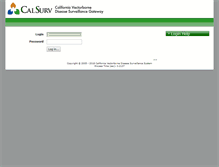 Tablet Screenshot of gateway.calsurv.org